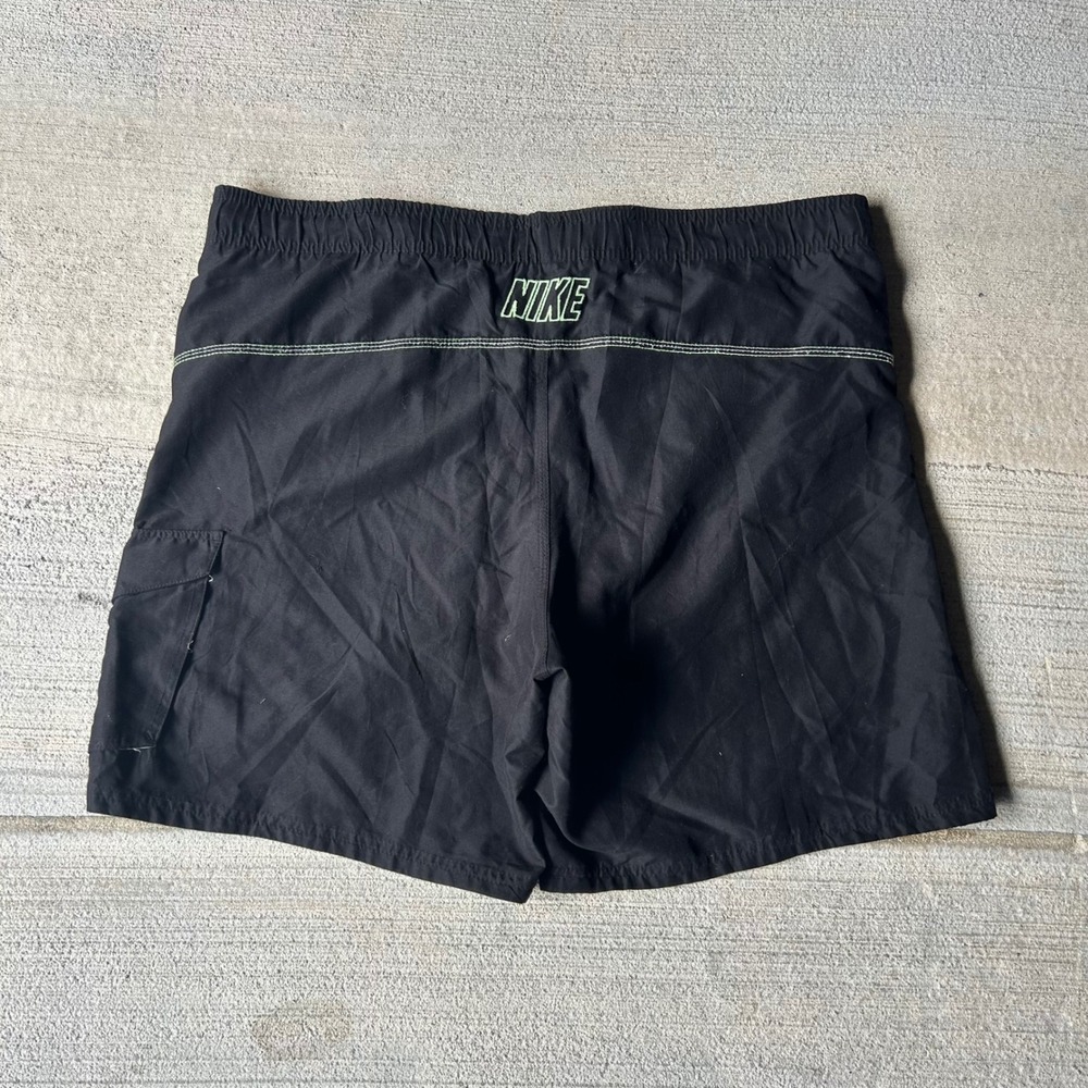 Nike Y2K Mens Swim Trunks Black Board Shorts L